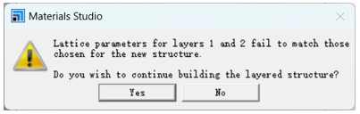 MaterialsStudio构建异质结
